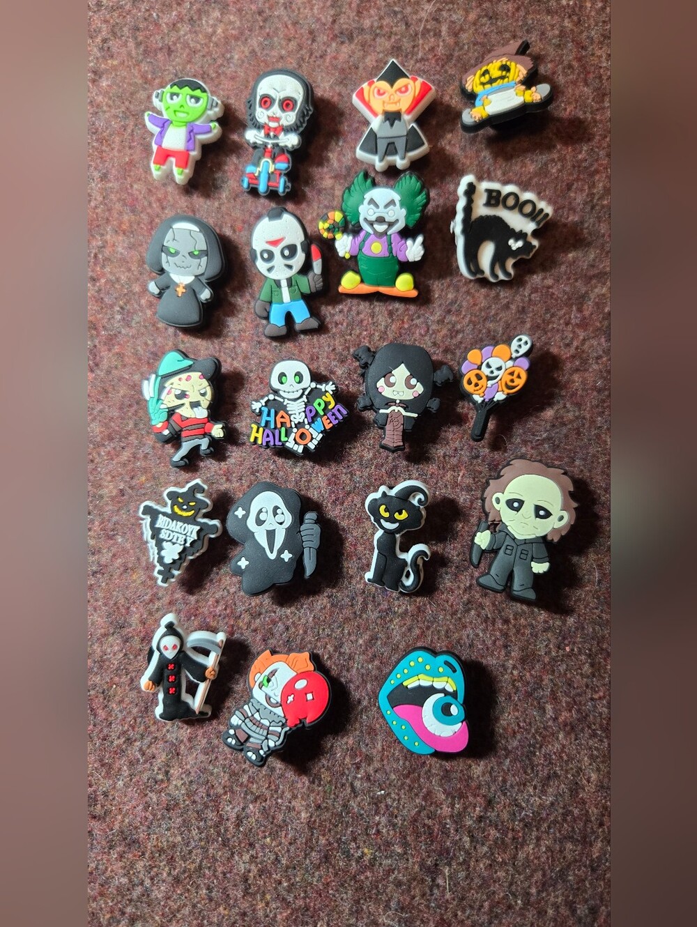 Halloween Croc Charms Lot Of 19